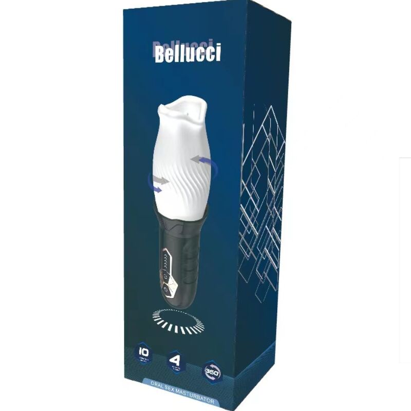 ARMONY - BELUCCI MASTURBATORE ORALE VIBRATORE BIANCO