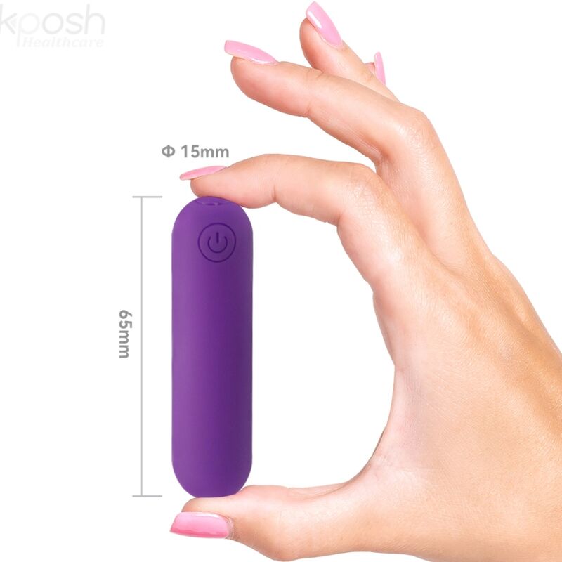 ARMONY - SPLASH JOLINE VIBRATORE BULLET SILICONE TELECOMANDO 10 VIBRAZIONI 6,5 X 1,5 CM VIOLA
