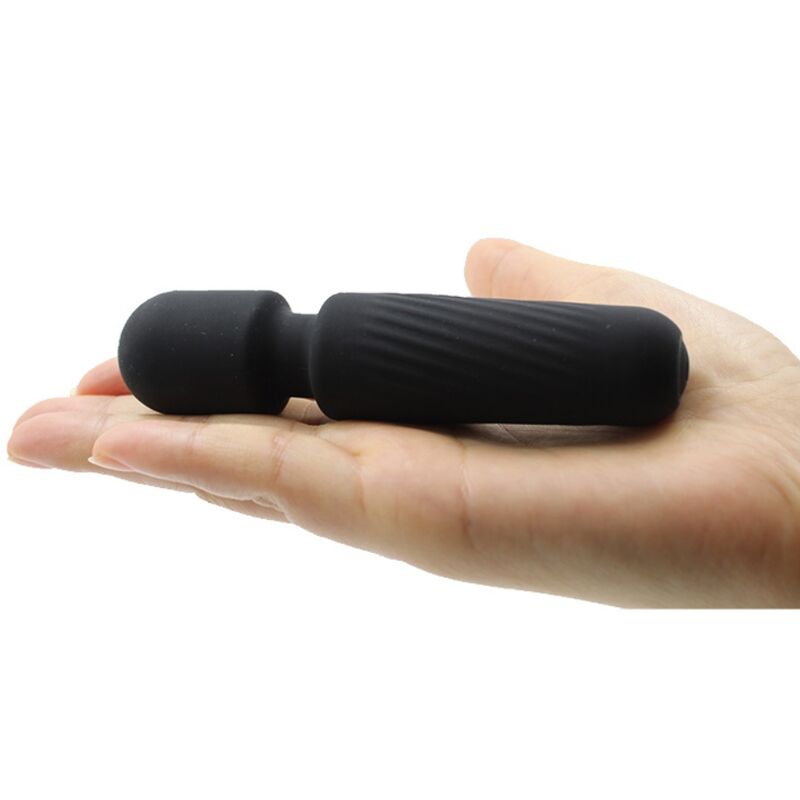 Il tuo mini massaggiatore e vibratore magico - Ricaricabile - 10 vibrazioni - Nero - ARMONY