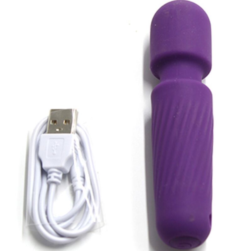 Il tuo massaggiatore magico mini-bacchetta - Ricaricabile - 10 modalità - Viola - Armony
