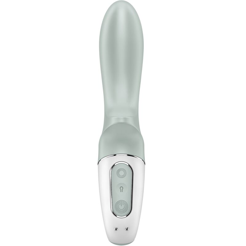 SATISFYER - AIR PUMP BOOTY 3 VIBRATORE ANALE GONFIABILE GRIGIO-VERDE