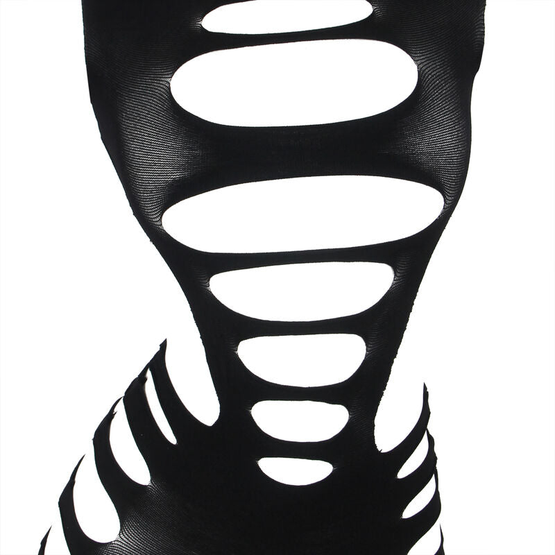 SUBBLIME - 952266 ABITO A RETE ELASTICA A MANICHE LUNGHE NERO TAGLIA UNICA