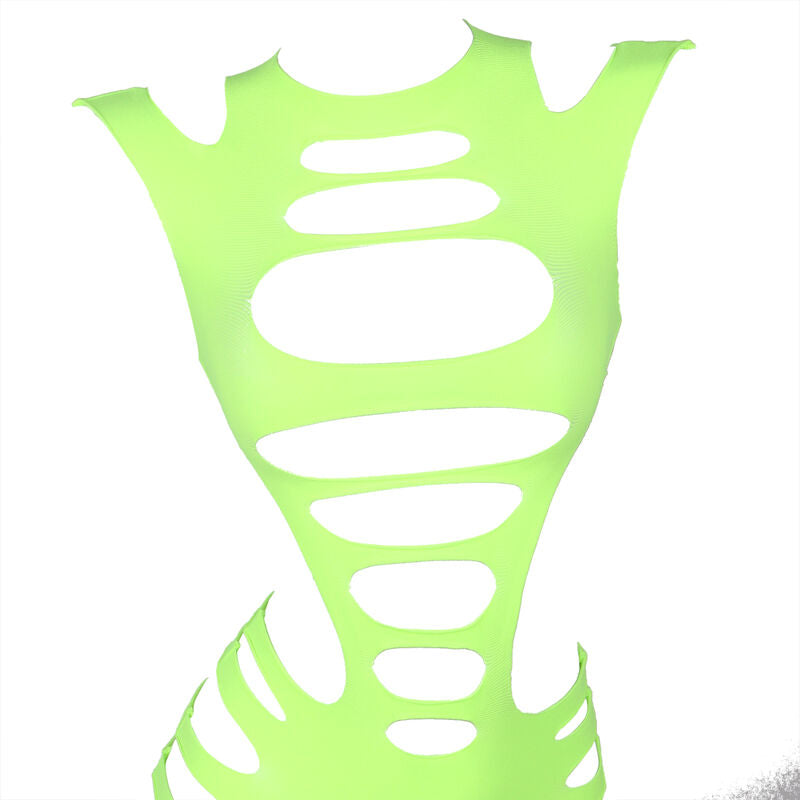 SUBBLIME - 952280 ABITO A RETE ELASTICA A MANICHE LUNGHE VERDE TAGLIA UNICA