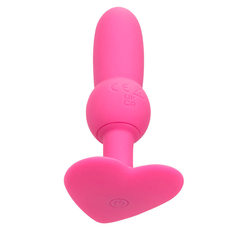 CALEXOTICS - PLUG ANALE PER LA PRIMA VOLTA SONDA CON PERLINE 10 VIBRAZIONI ROSA