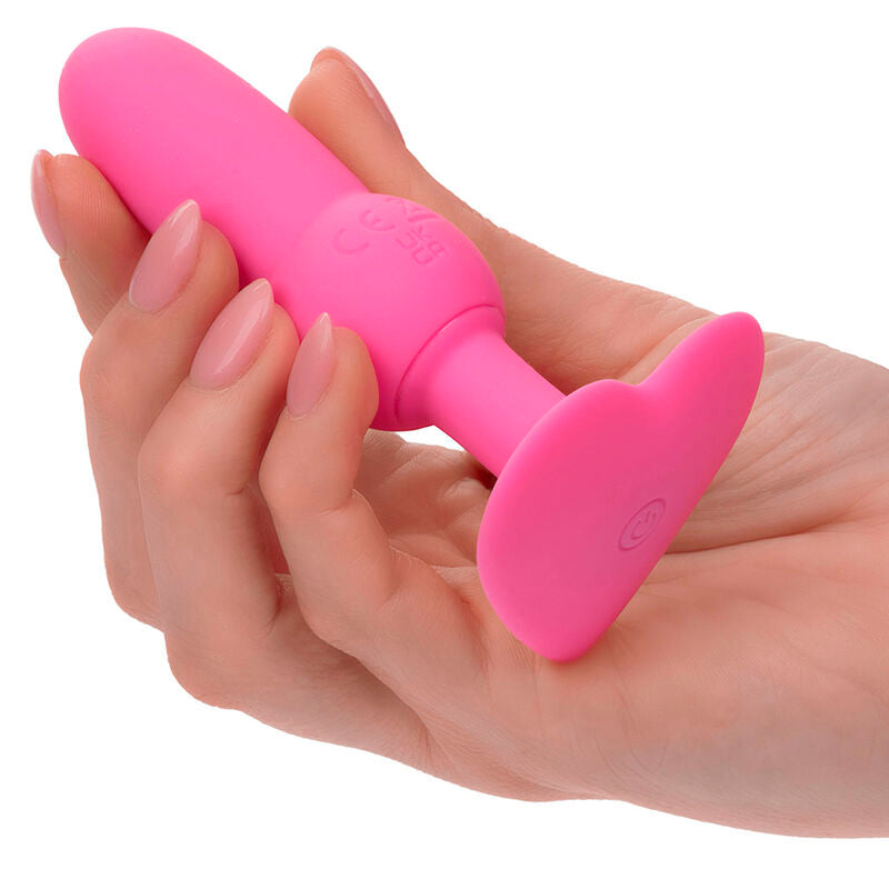 CALEXOTICS - PLUG ANALE PER LA PRIMA VOLTA SONDA CON PERLINE 10 VIBRAZIONI ROSA
