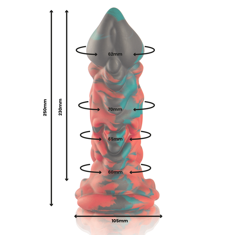 Dildo in silicone Phobos 25 cm × 7,0 cm – EPIC