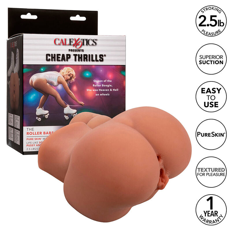 CALEXOTICS - IL MASTURBATORE REALISTICO DOPPIO ROLLER BABE FLESH