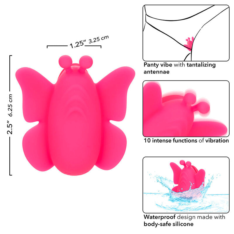 CALEXOTICS - NEON VIBES LO STIMOLATORE FLUTTER VIBE 10 VIBRAZIONI ROSA
