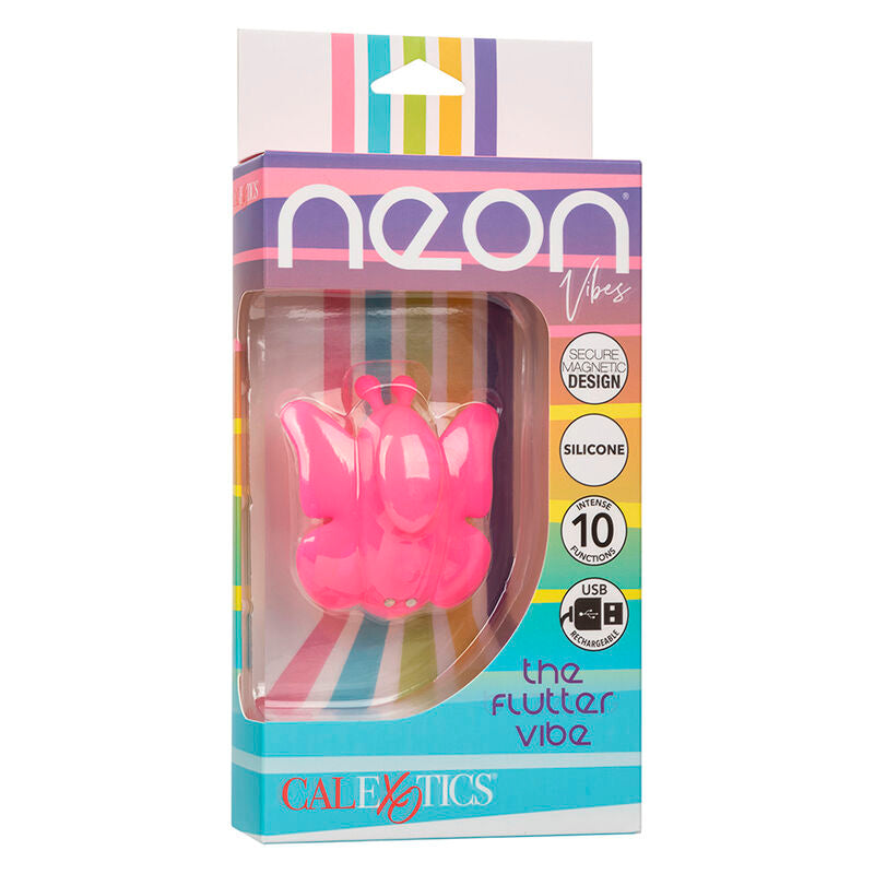 CALEXOTICS - NEON VIBES LO STIMOLATORE FLUTTER VIBE 10 VIBRAZIONI ROSA