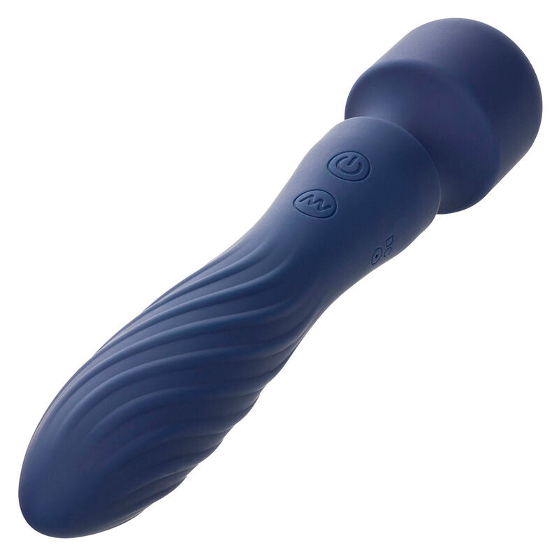 CALEXOTICS - MASSAGGIATORE CHARISMA MYSTIQUE DOPPIO MOTORE 12 FUNZIONI 20,5 CM X 4,5 CM VIOLA