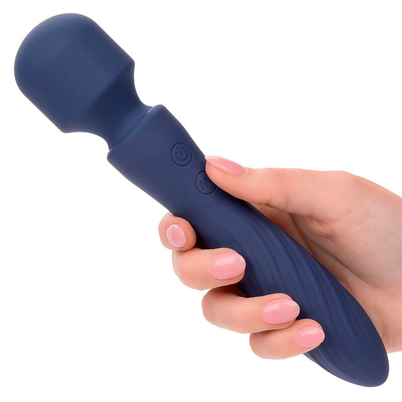 CALEXOTICS - MASSAGGIATORE CHARISMA MYSTIQUE DOPPIO MOTORE 12 FUNZIONI 20,5 CM X 4,5 CM VIOLA