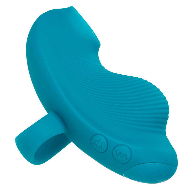 CALEXOTICS - ENVY MASSAGGIATORE PALMARE A SFERA ROTANTE 7 VIBRAZIONI BLU