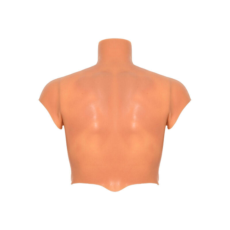 DESIDERIO NASCOSTO - MAGLIETTA ALTER EGO IN SILICONE CON TORSO MASCHILE E ADDOMINALI IN CARNE