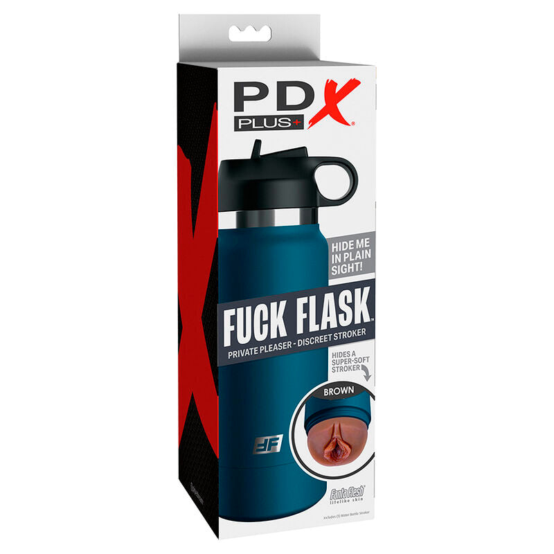 PDX PLUS - FUCK FLASK VAGINE DISCRET STROKER BROWN MODELLO 1