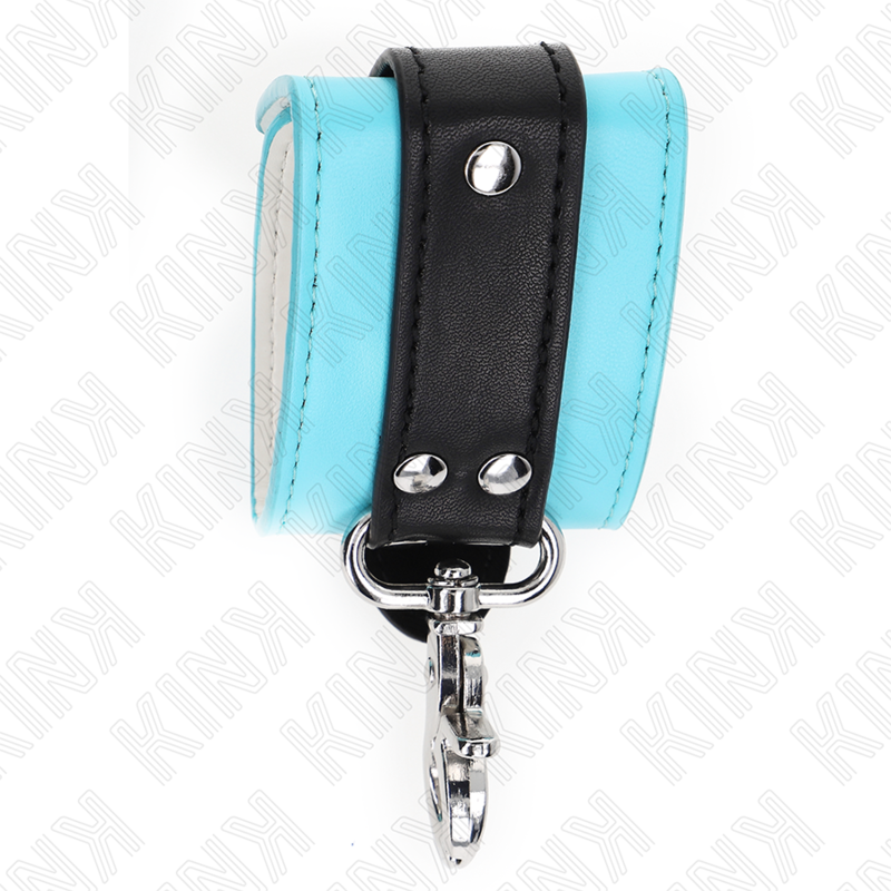 KINK - DISPOSITIVI DI RESISTENZA PER POLSI PREMIUM CON BLOCCAGGIO NERO / BLU REGOLABILI 21-28 CM X 5,5 CM