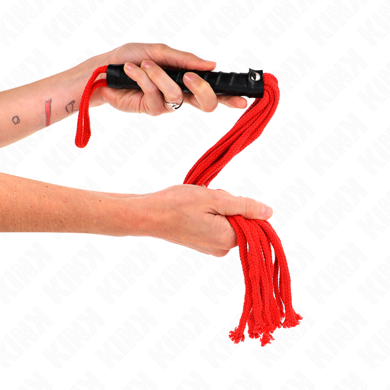 Frusta di corda rossa 56 cm – KINK