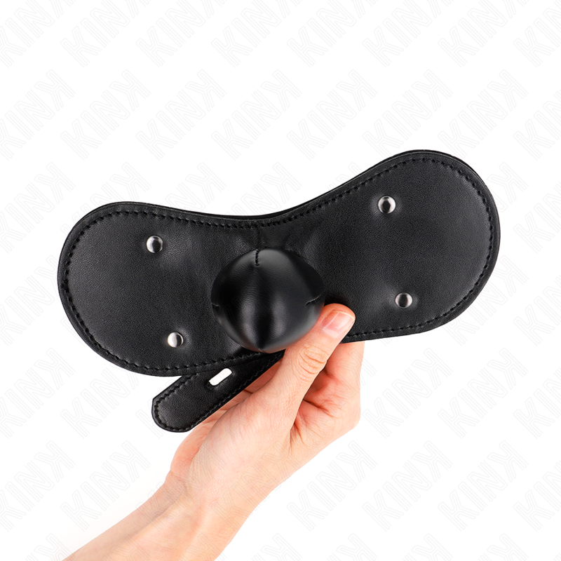 KINK - BALL GAG MASCHERA BOCCA CON BLOCCAGGIO REGOLABILE 42-60 CM