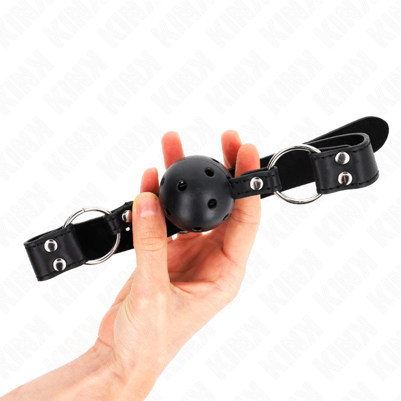 KINK - BAFFO A PALLA TRASPIRANTE 4 CM CON DOPPIO RIVETTO MODELLO 1 NERO 62,5 x 2,5 CM REGOLABILE 42-58 CM
