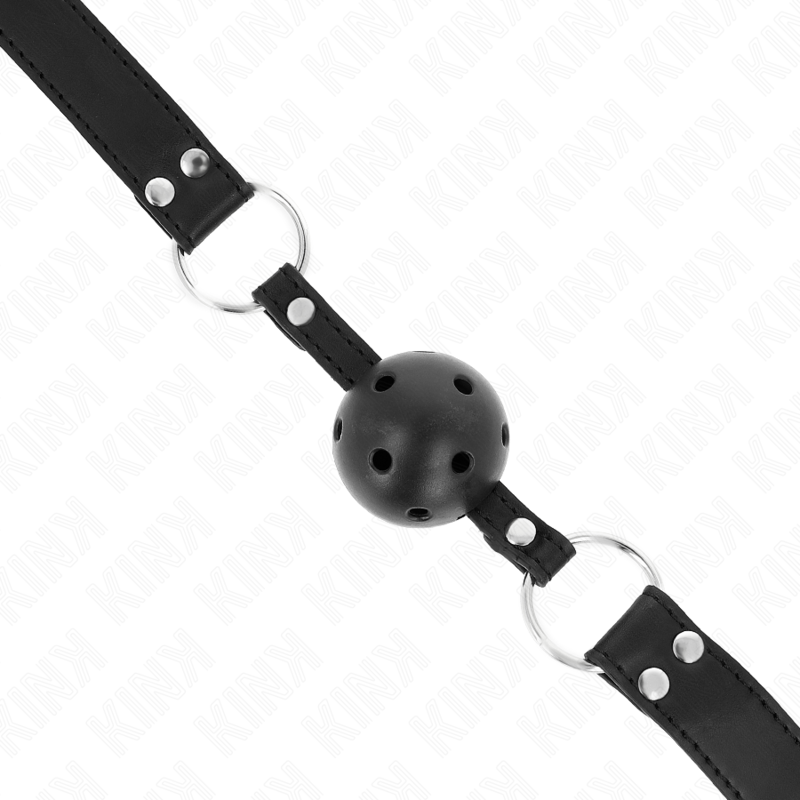 KINK - BAFFO A PALLA TRASPIRANTE 4 CM CON DOPPIO RIVETTO MODELLO 1 NERO 62,5 x 2,5 CM REGOLABILE 42-58 CM
