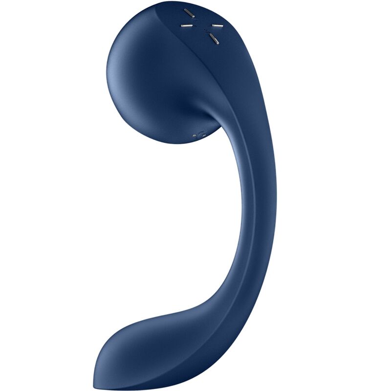 SATISFYER - PRO+ WAVE 4 STIMOLATORE PUNTO G E PULSE AD ARIA APP GRATUITA BLU SCURO
