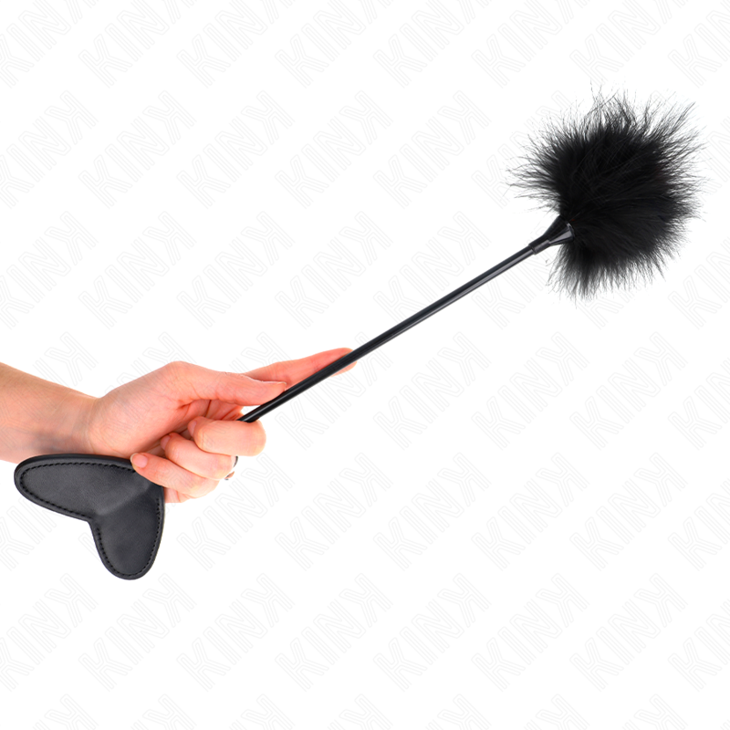 KINK - PIUME DA SOLLETICO CON PAGAIA A CUORE 31 CM