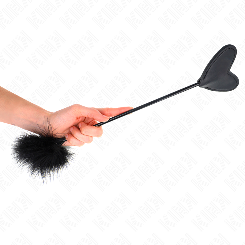 KINK - PIUME DA SOLLETICO CON PAGAIA A CUORE 31 CM