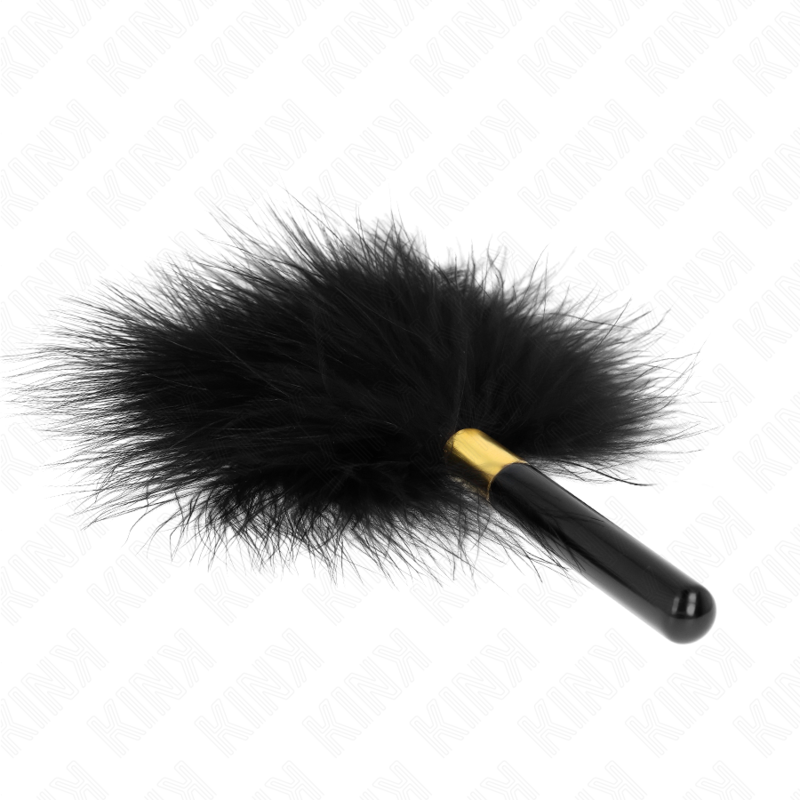 Piuma di metallo nero-oro 18 cm – KINK