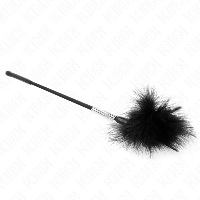 KINK - PIUME TICKLE CON MANICO IN STRASS 50 CM