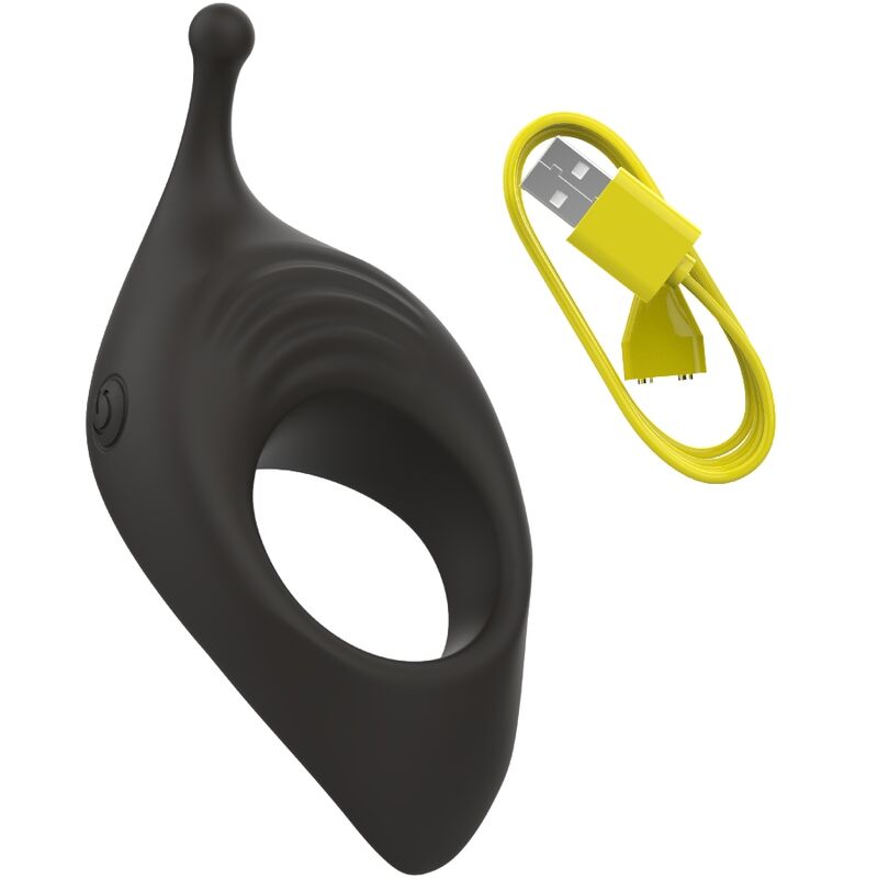 B SWISH - BCHARMED RHYTHM INFINITE DELUXE ANELLO PER PENE 15 VIBRAZIONI NERO