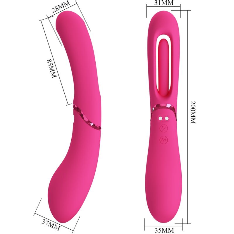 ROMANCE - VIBRATORE PUNTO G LEXIE 7 VIBRAZIONI ROSA