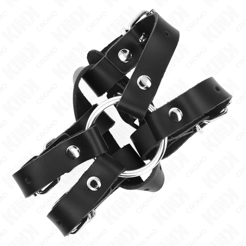 KINK - ANELLO PER PENE CON CINGHIE REGOLABILI MULTIPLE