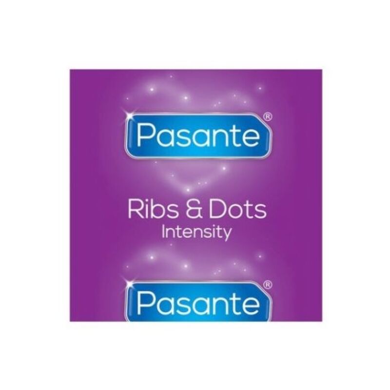 PASANTE - RIBS &amp; DOTS INTENSITY CONDOMS 144 UNITÀ