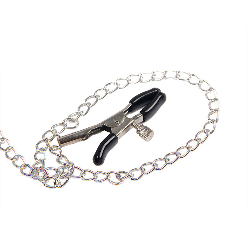 SUBBLIME - 953720 CINTURINI IN PELLE BONDAGE PER IL SENO NERO TAGLIA UNICA