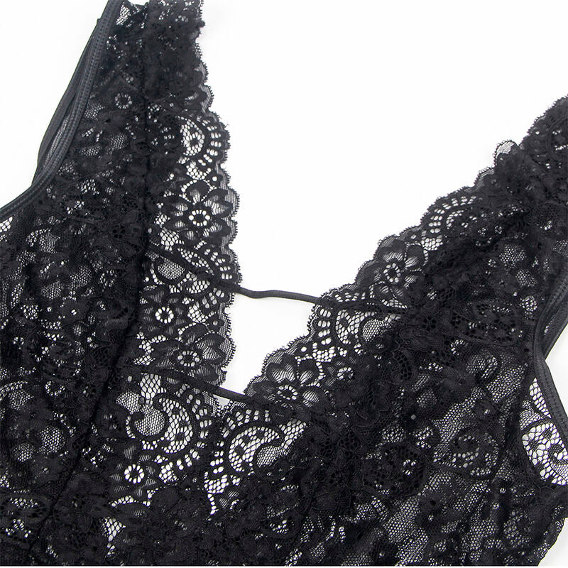 SUBBLIME - 954390 BODY SEXY CON GIARRETTIERA NERO L/XL
