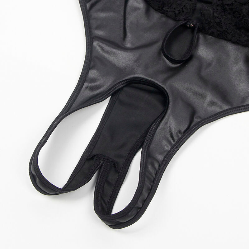 SUBBLIME - 954390 BODY SEXY CON GIARRETTIERA NERO L/XL