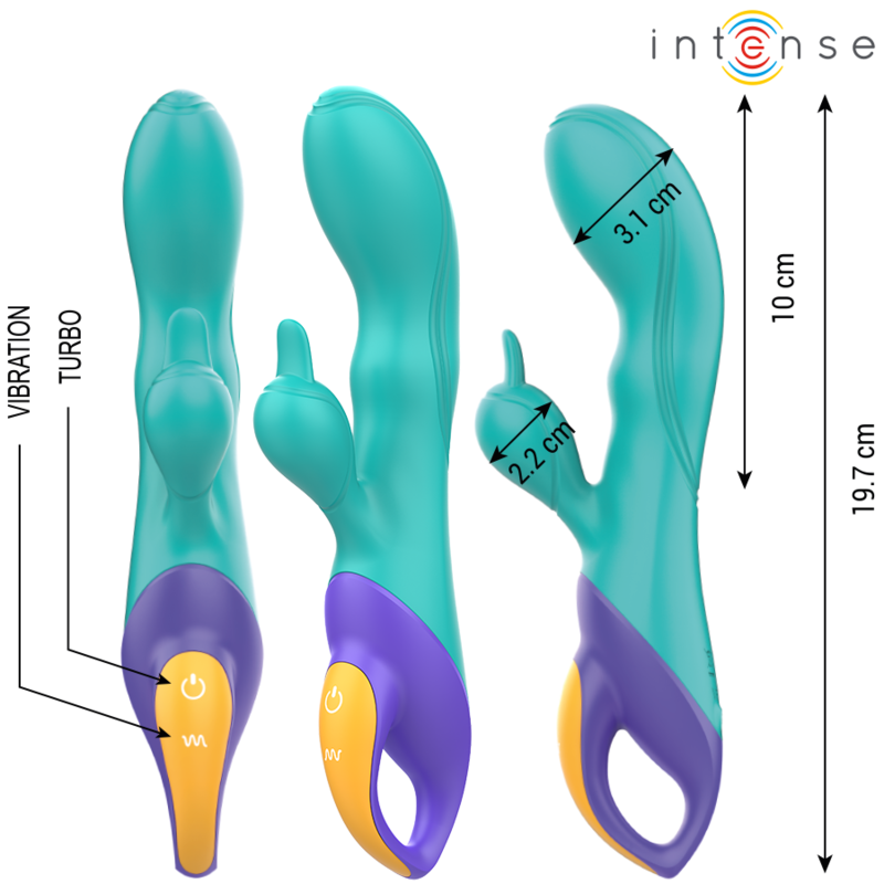 Vibratore Rabbit FRED – Blu – INTENSO