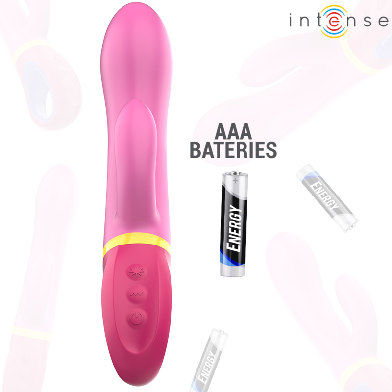 Vibratore Daphne in silicone rosa – INTENSO