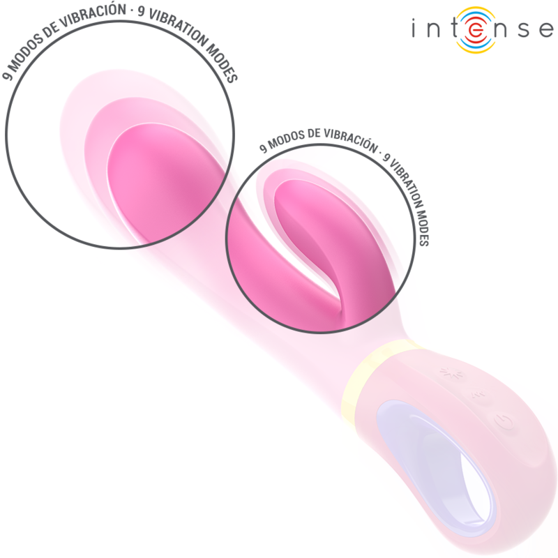 Vibratore Daphne in silicone rosa – INTENSO