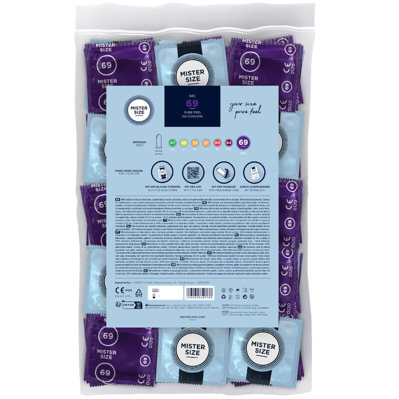 Preservativi MISTER SIZE XXXL 69 mm – 100 unità