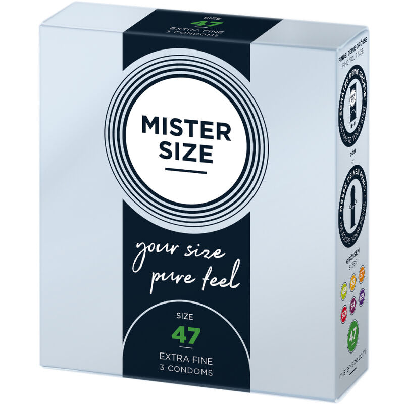 Preservativi MISTER SIZE Taglia XS – 47 mm – 3 unità