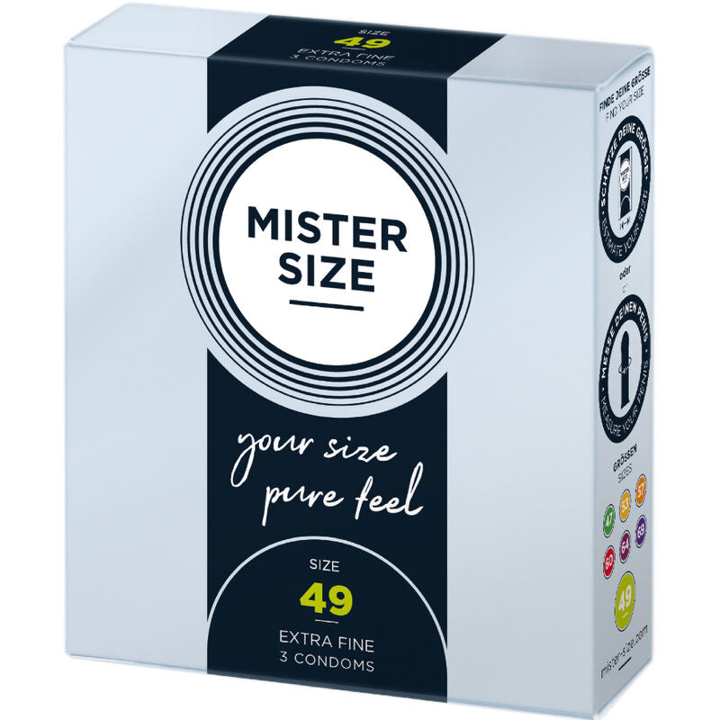 Preservativo MISTER SIZE Taglia S 49 mm – 3 unità