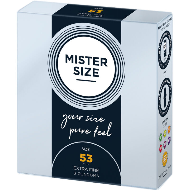 Preservativi MISTER SIZE Taglia M 53 mm - 3 Unità