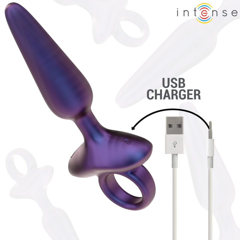INTENSE - MARLON VIBRANTE PLUG ANALE MODELLO 4 TELECOMANDO