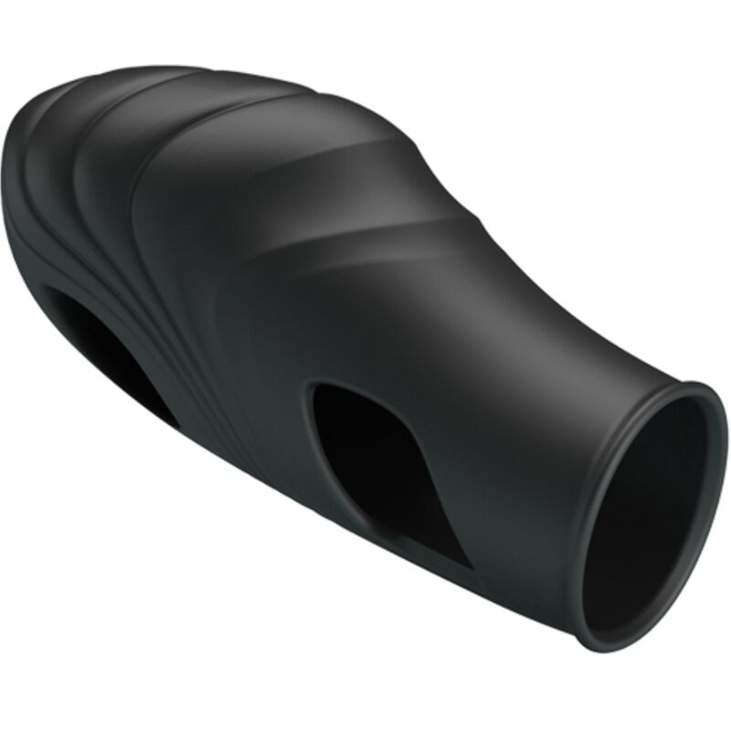 PRETTY LOVE - VIBRATORE DA DITO IN SILICONE LICH NERO