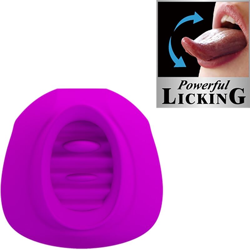 PRETTY LOVE - ESTELLE STIMOLATORE CLITORIDEO LINGUA 12 VIBRAZIONI VIOLA
