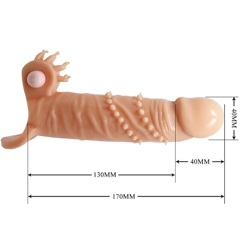 PRETTY LOVE - CONNOR GUAINA PER PENE + STIMOLATORE CLITORIDEO FLESH