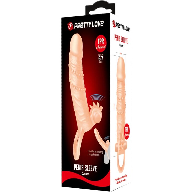 PRETTY LOVE - CONNOR GUAINA PER PENE + STIMOLATORE CLITORIDEO FLESH