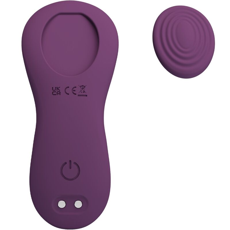 PRETTY LOVE - MASSAGGIATORE PER CLITORIDE CON 10 VIBRAZIONI E TELECOMANDO VIOLA