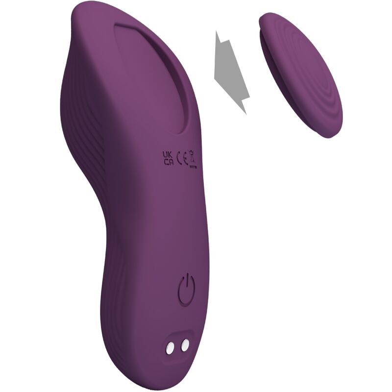 PRETTY LOVE - MASSAGGIATORE PER CLITORIDE CON 10 VIBRAZIONI E TELECOMANDO VIOLA