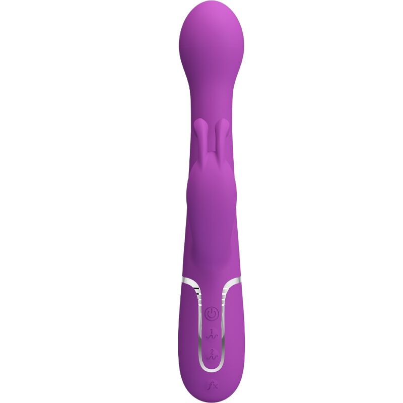 PRETTY LOVE - DEJON VIBRATORE CONIGLIO MULTIFUNZIONE 3 IN 1 VIOLA